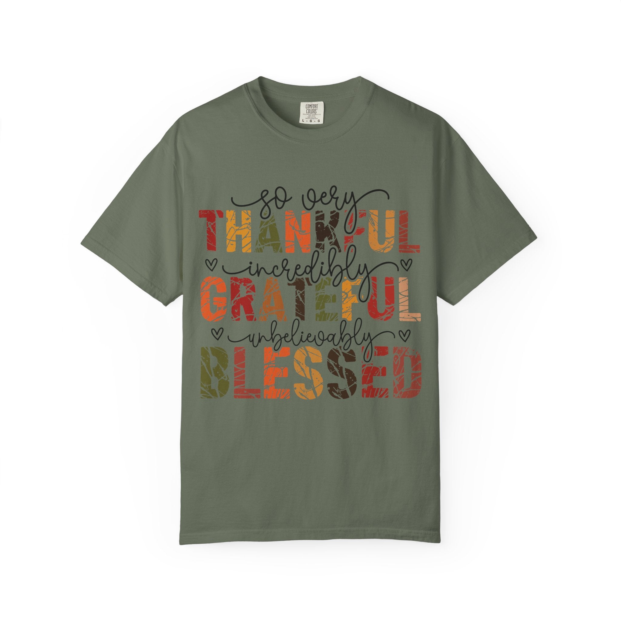 Thankful Grateful Blessed Christian T-Shirt