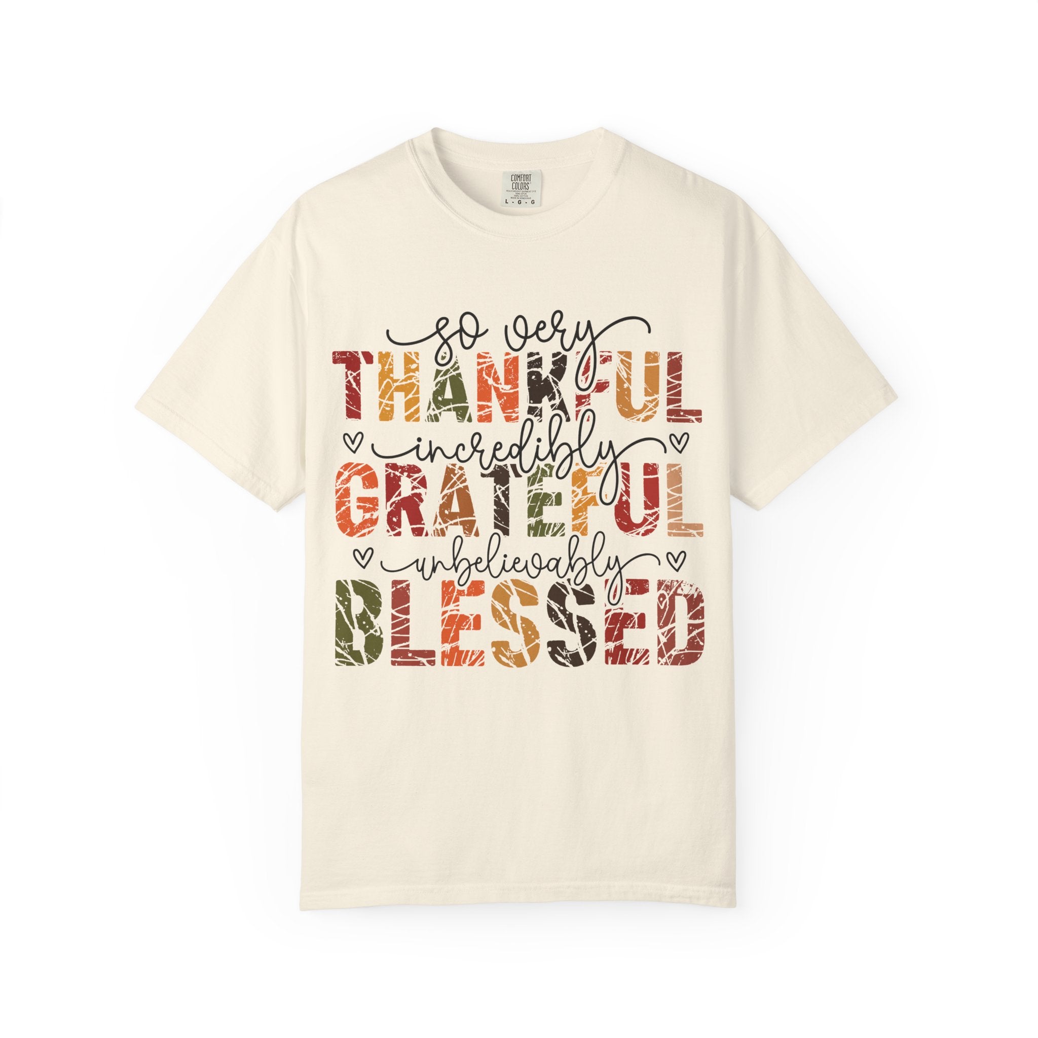 Thankful Grateful Blessed Christian T-Shirt