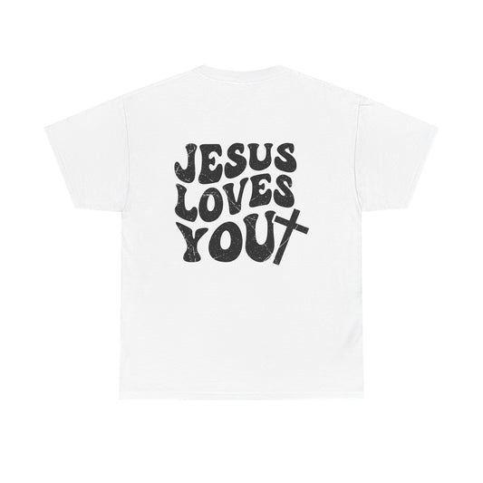 Jesus Loves You T-Shirt Vintage Christian Faith Tee