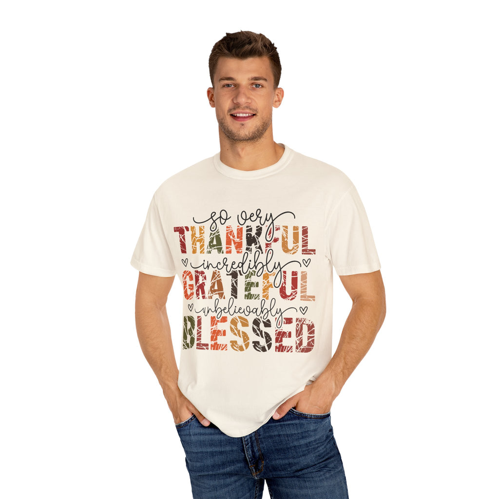 Thankful Grateful Blessed Christian T-Shirt