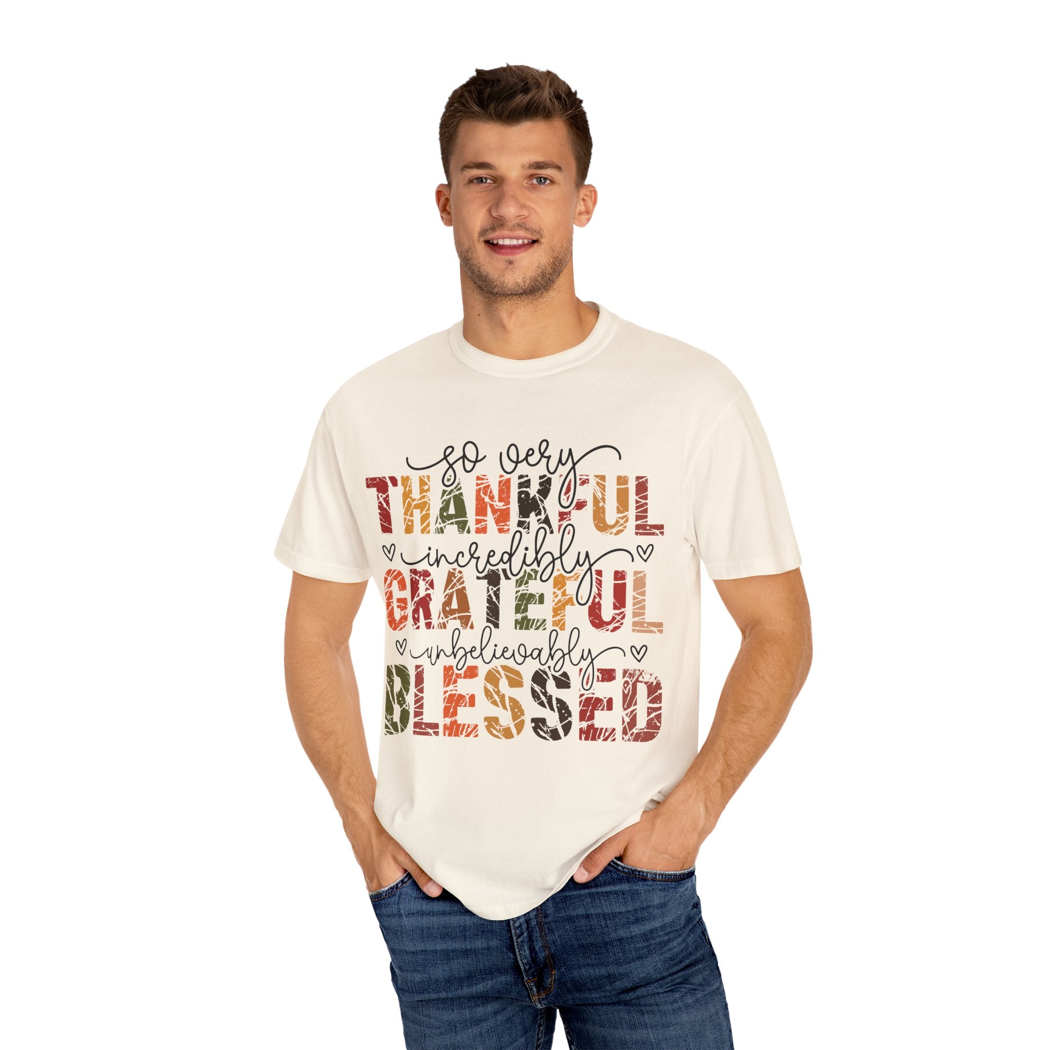Thankful Grateful Blessed Christian T-Shirt