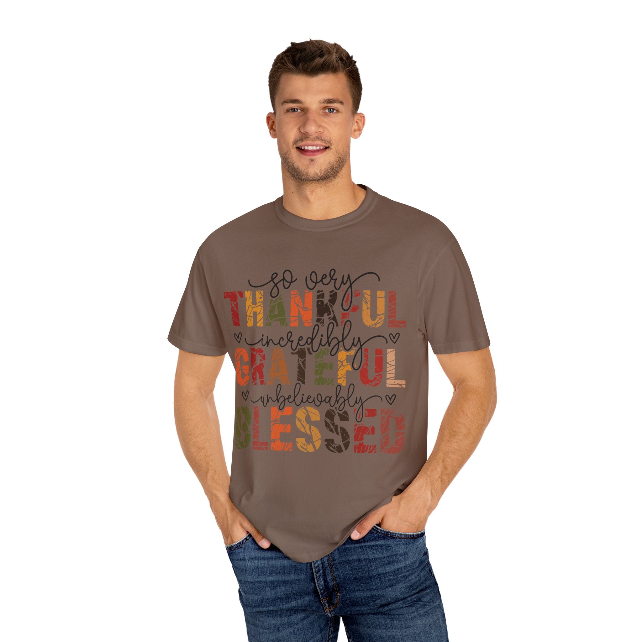 Thankful Grateful Blessed Christian T-Shirt