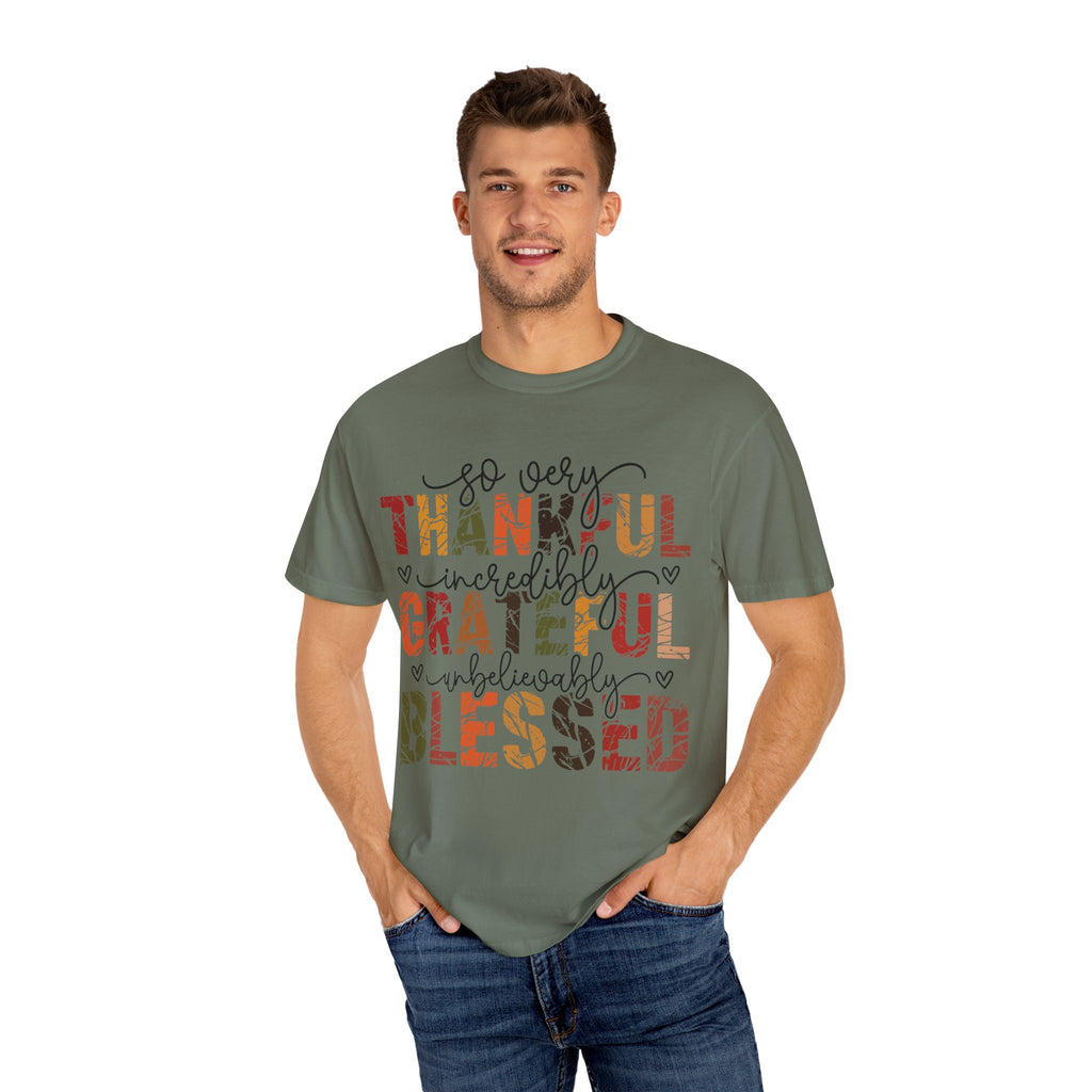 Thankful Grateful Blessed Christian T-Shirt