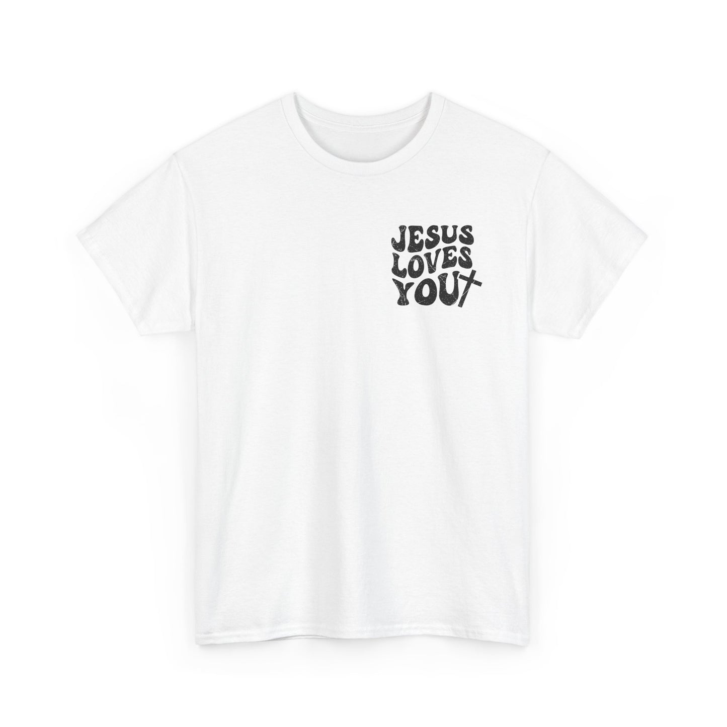 Jesus Loves You T-Shirt Vintage Christian Faith Tee