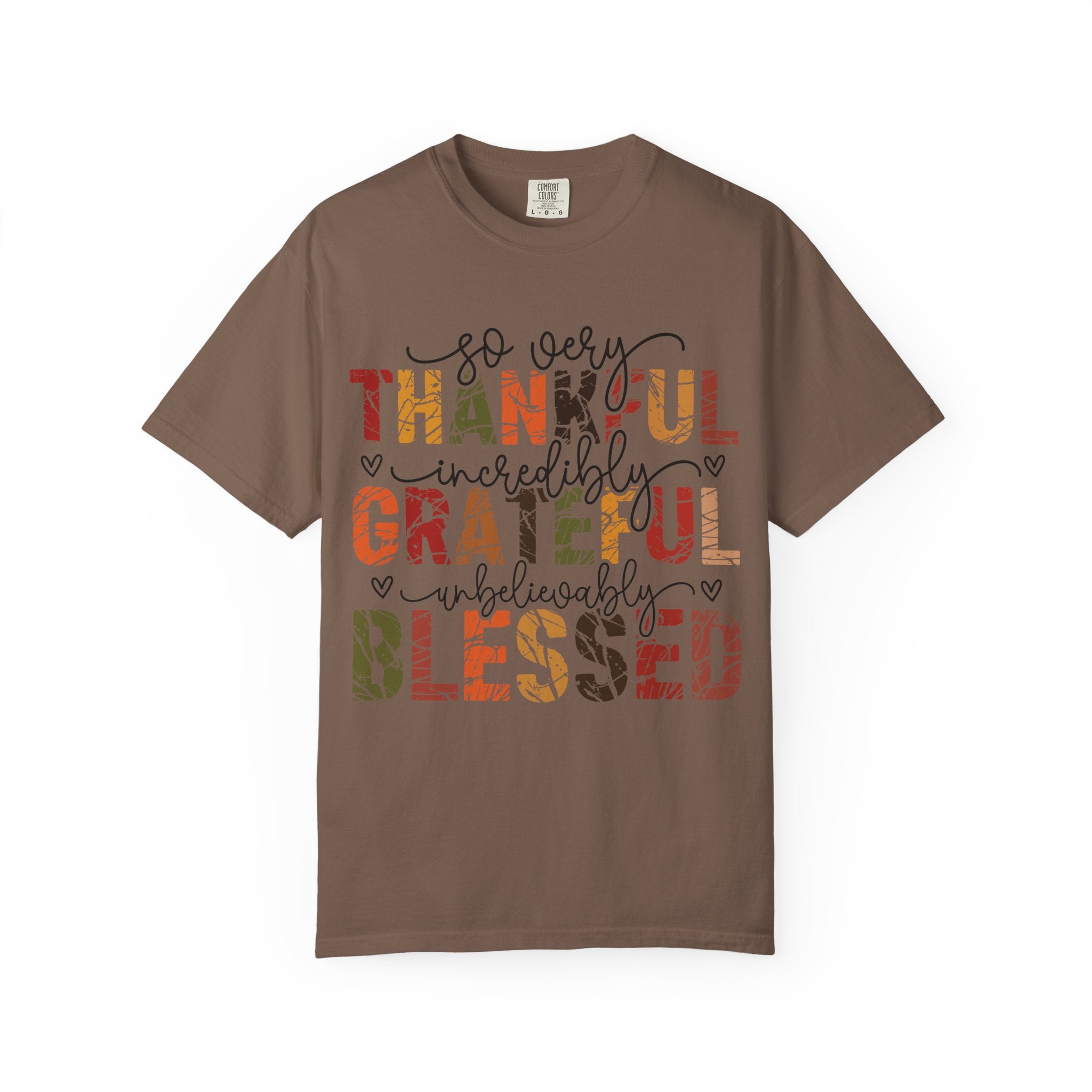 Thankful Grateful Blessed Christian T-Shirt