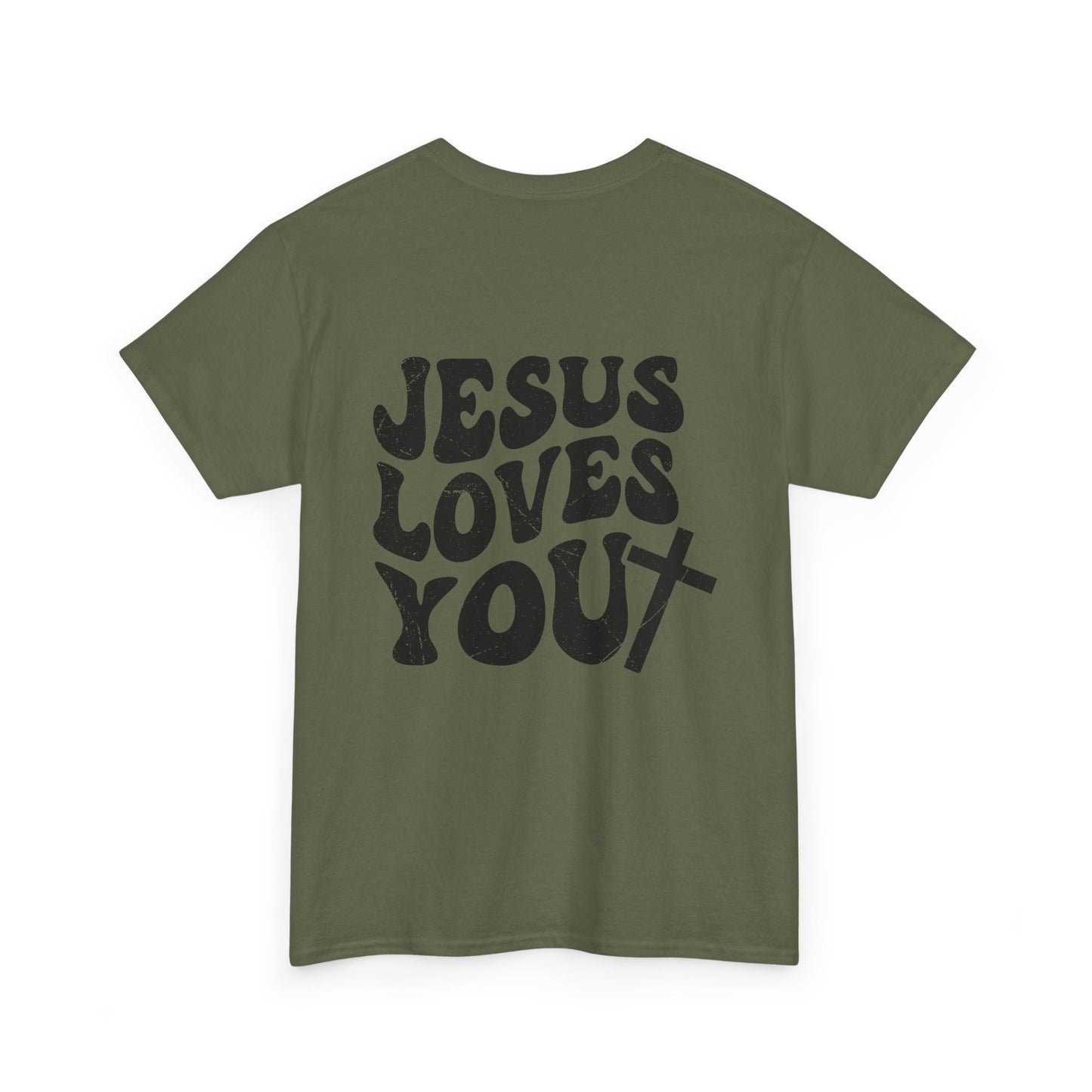 Jesus Loves You T-Shirt Vintage Christian Faith Tee