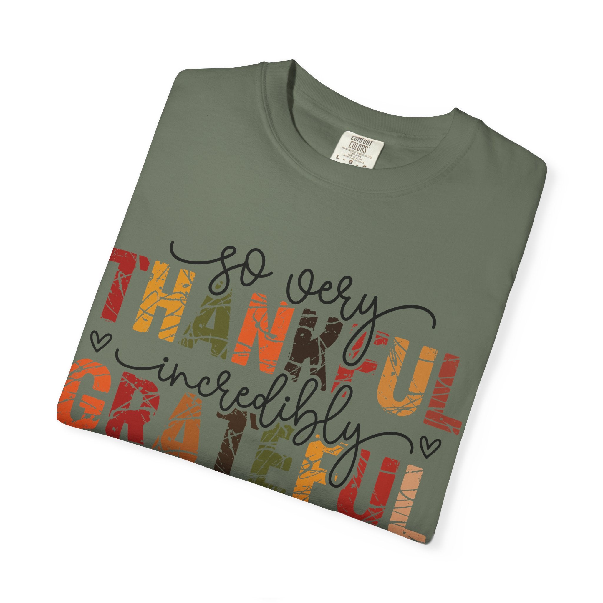 Thankful Grateful Blessed Christian T-Shirt