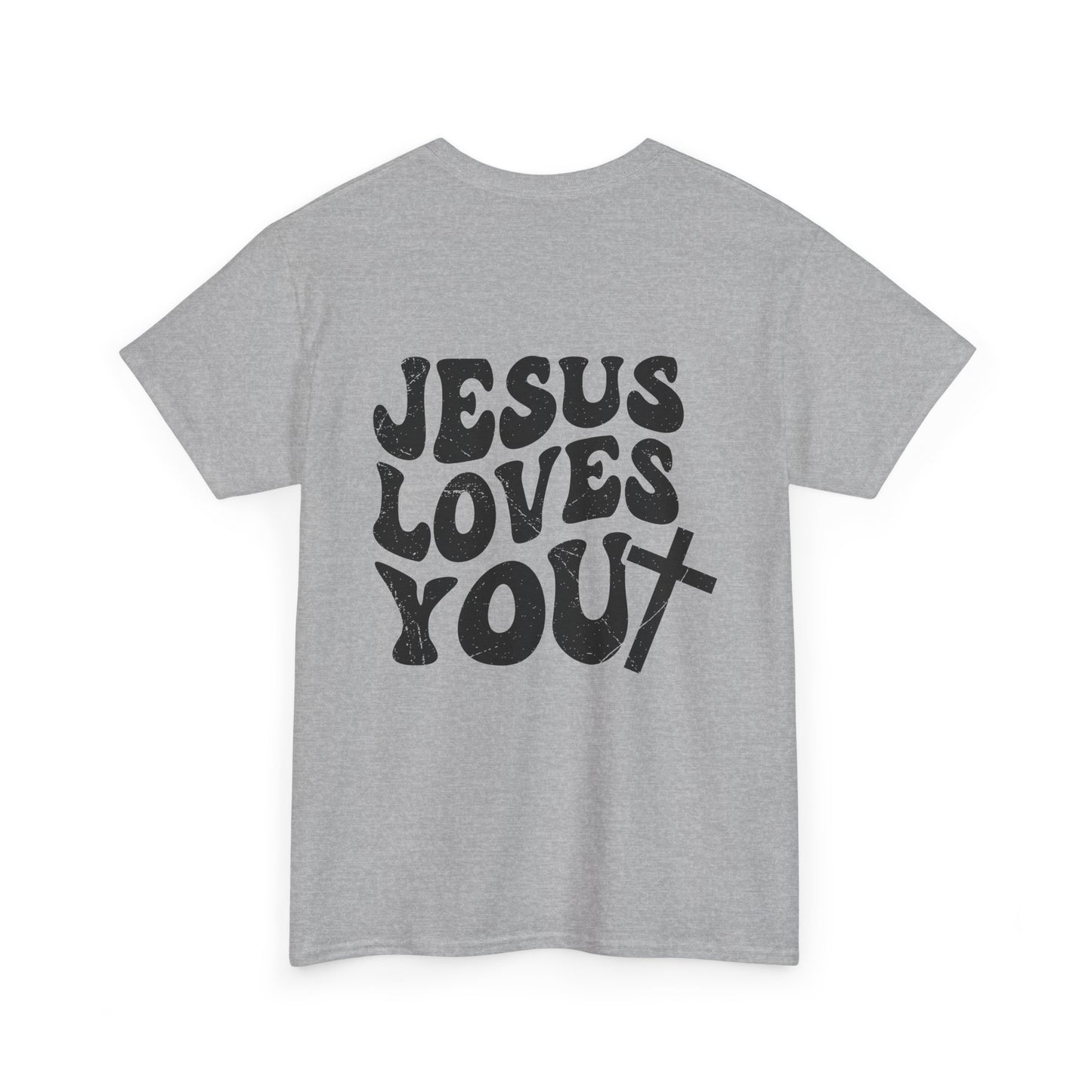 Jesus Loves You T-Shirt Vintage Christian Faith Tee