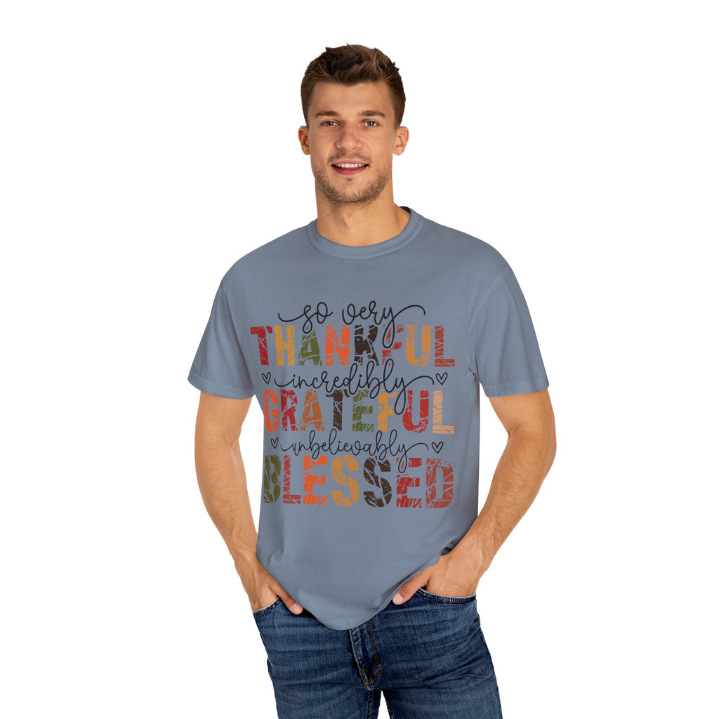 Thankful Grateful Blessed Christian T-Shirt