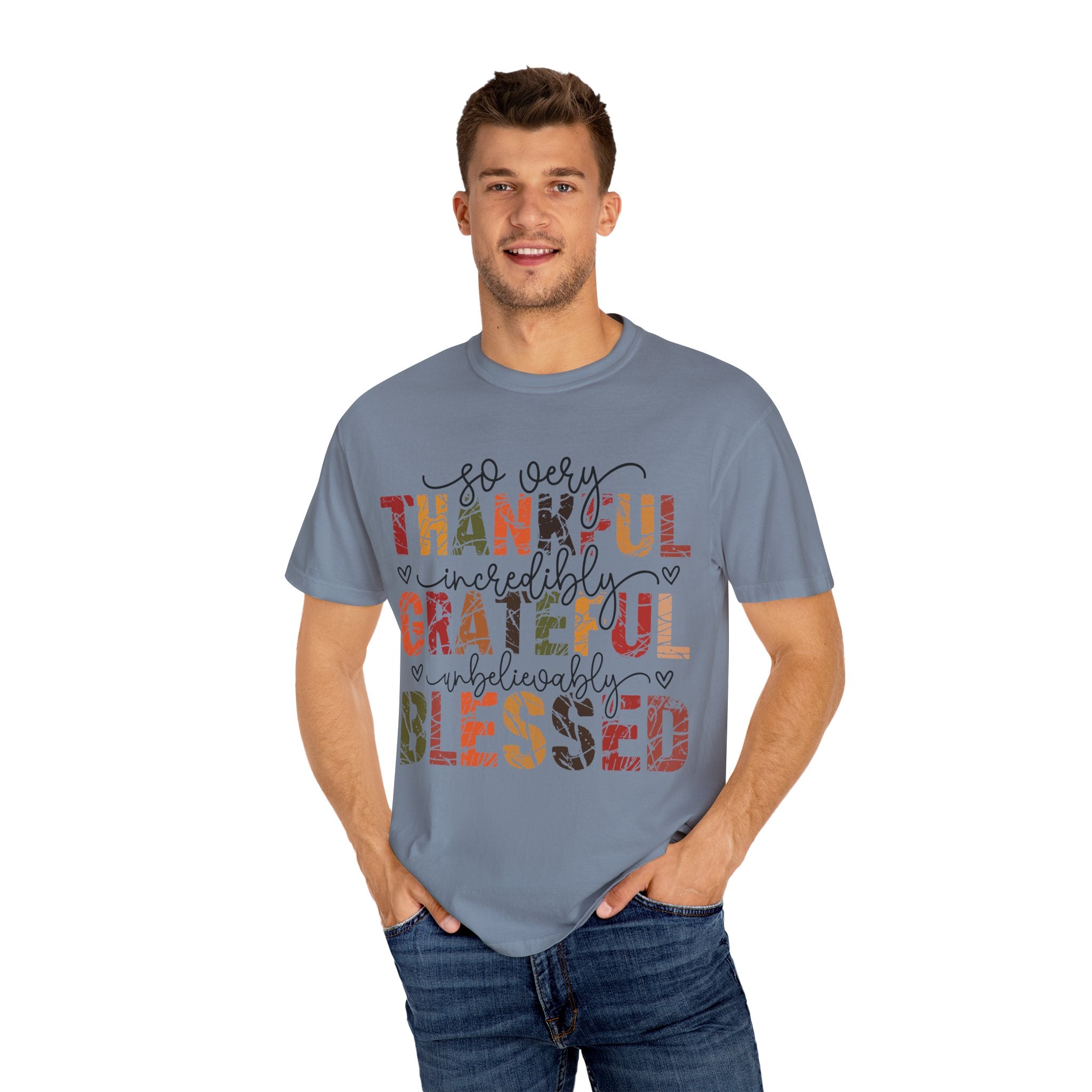 Thankful Grateful Blessed Christian T-Shirt