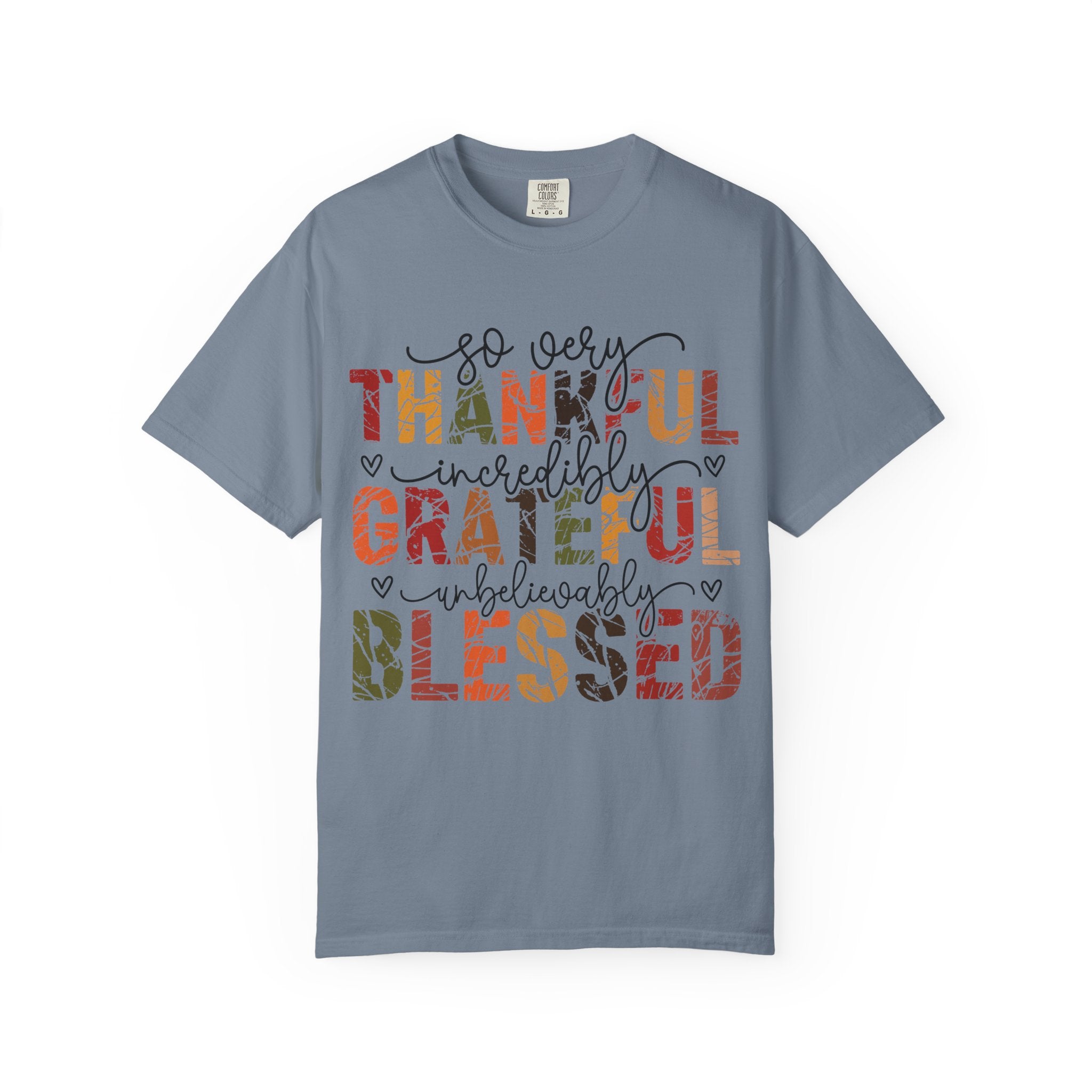 Thankful Grateful Blessed Christian T-Shirt