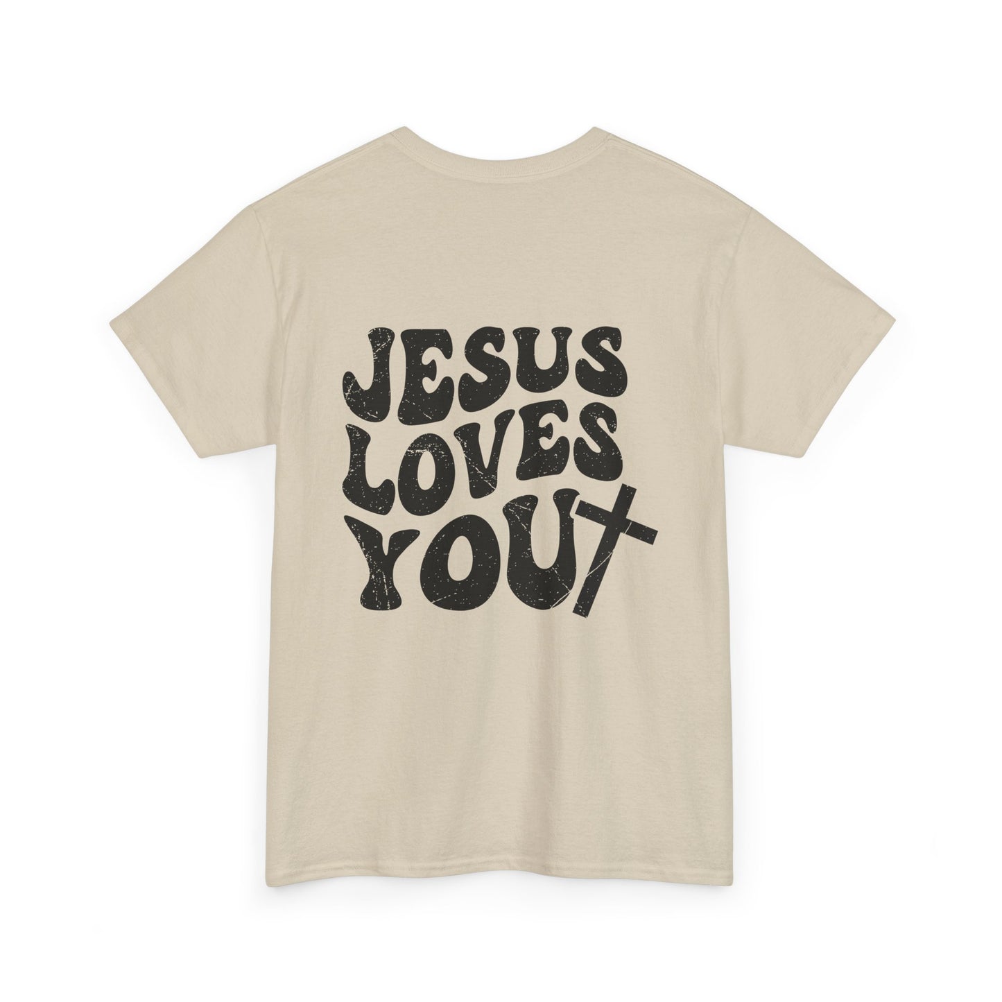 Jesus Loves You T-Shirt Vintage Christian Faith Tee